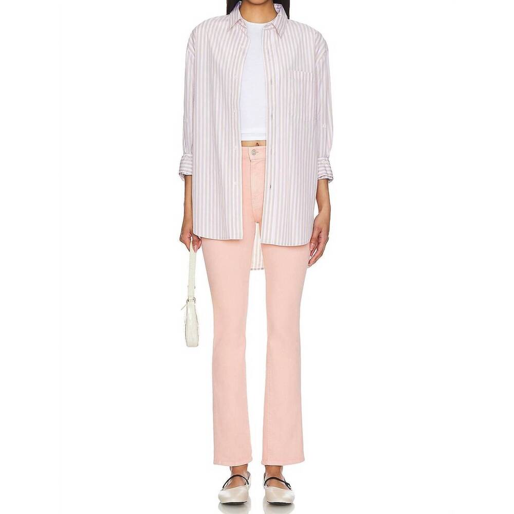 NEW MOTHER the insider hover jean in peach - Picture 5 of 5